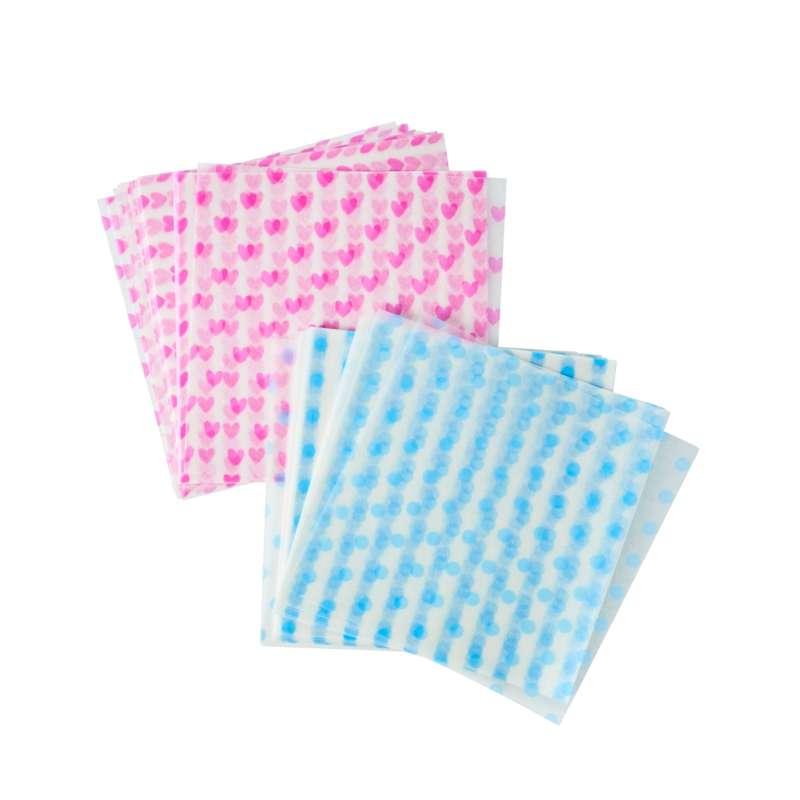 50 Stk. Sandwichpapir   Lille   Hearts   Pink fra Rice