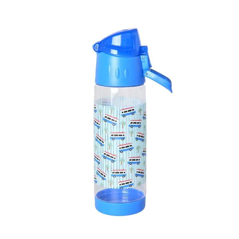 Blå Drikkedunk med Bilmotiv - 500 ml fra RICE