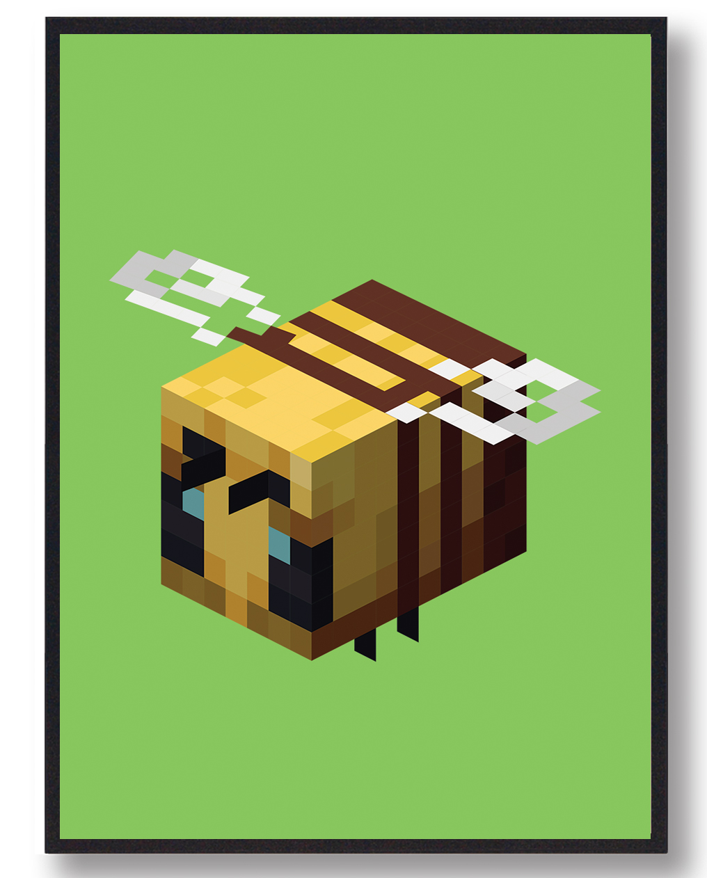 Grøn Minecraft Gamerplakater  Størrelse:   30x40cm