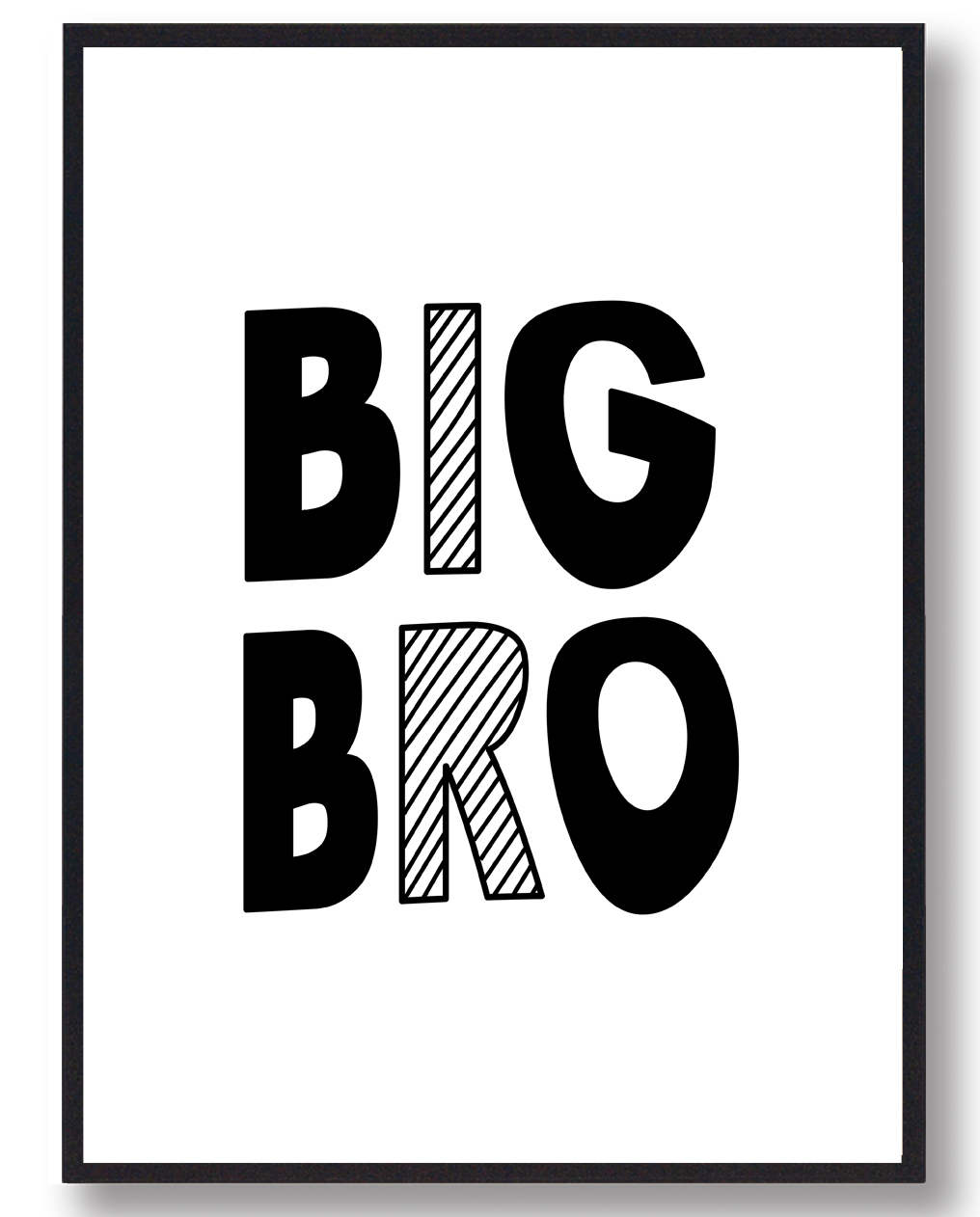 Big Bro Plakat  Størrelse:   21x29 7cm  A4