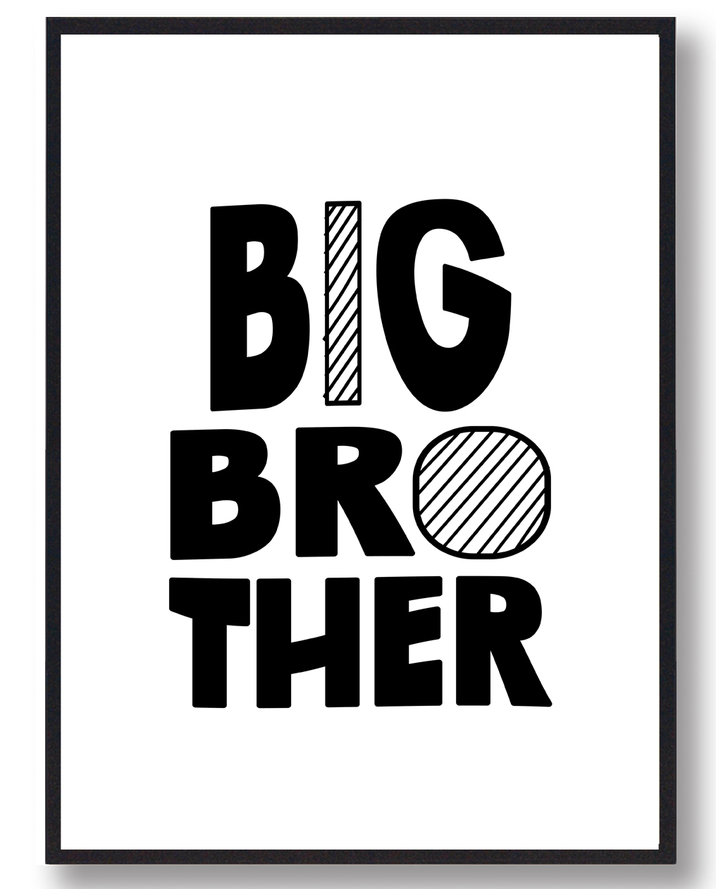 Big Brother Plakat  Størrelse:   21x29 7cm  A4