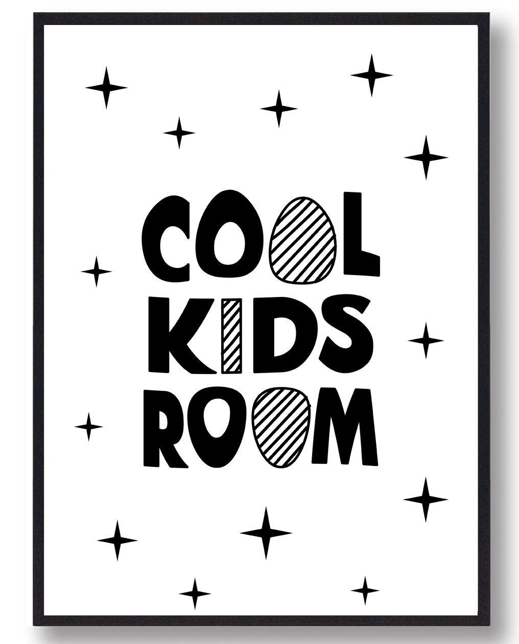 Cool Kids Room Plakat  Størrelse:   21x29 7cm  A4