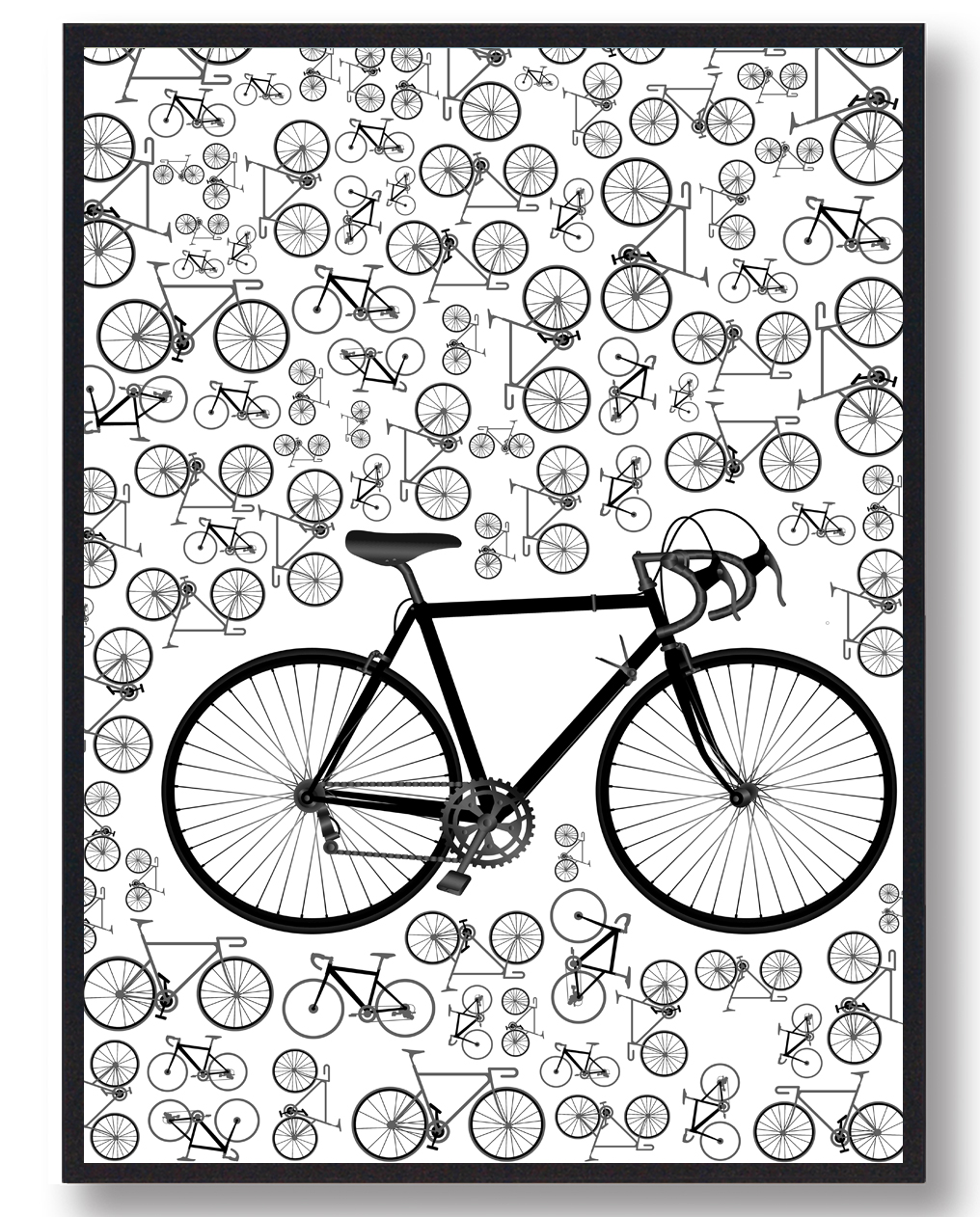 Cykler   Cykler Plakat  Størrelse:   15x21cm  A5