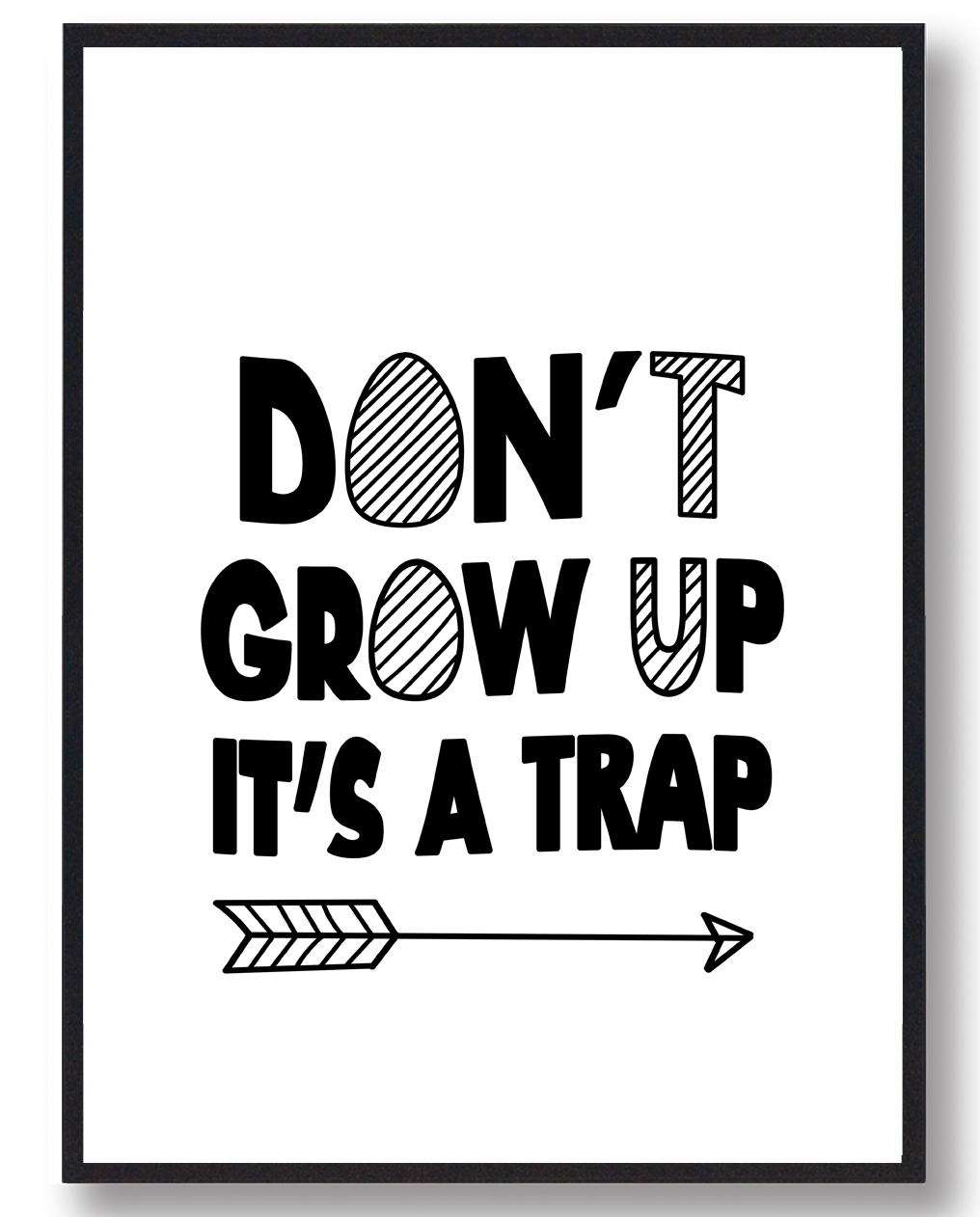 Don   Grow   Plakat  Størrelse:   21x29 7cm  A4