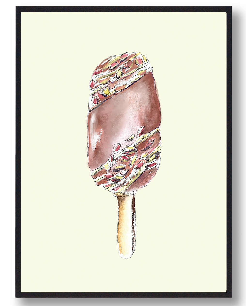 Håndtegnet Plakat  Størrelse:   15x21cm  A5