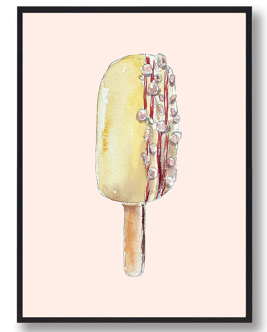 Håndtegnet Plakat  Størrelse:   15x21cm  A5