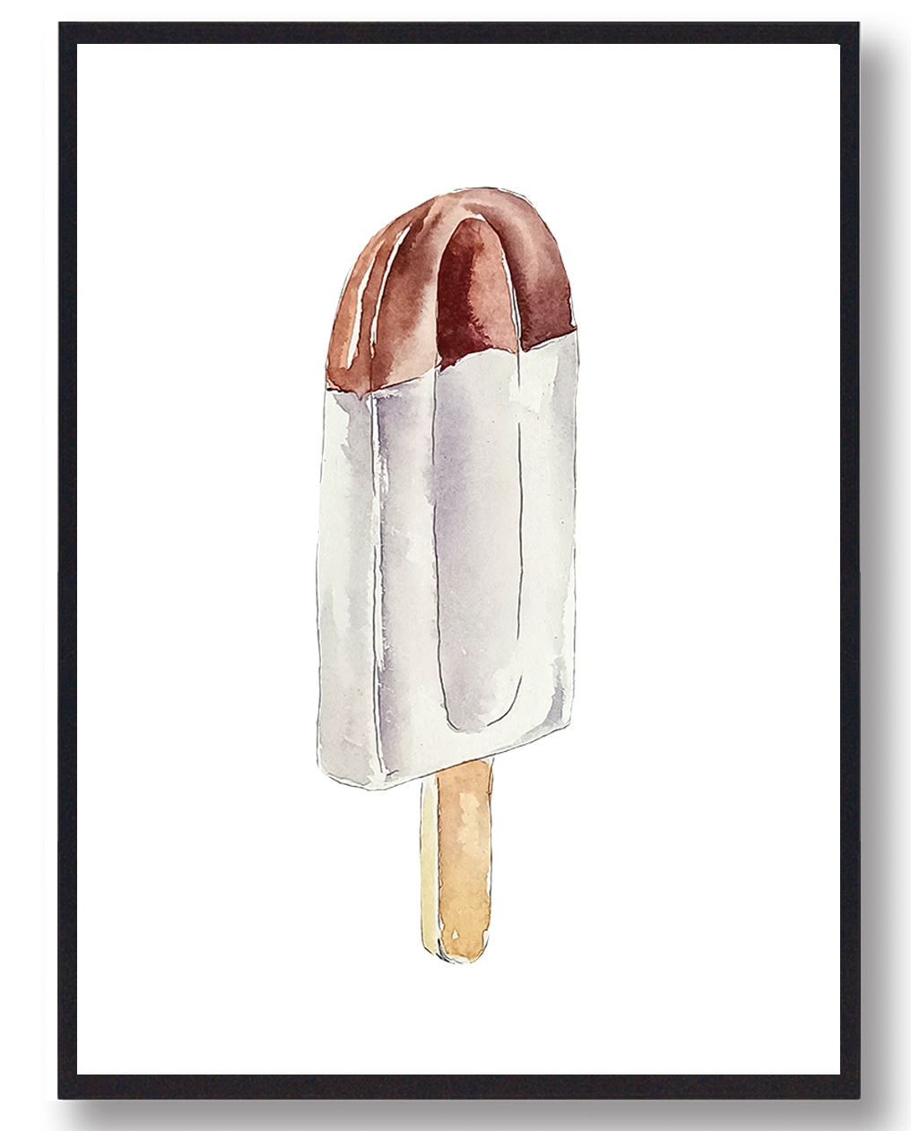 Kæmpe Læske Håndtegnet Plakat  Størrelse:   15x21cm  A5