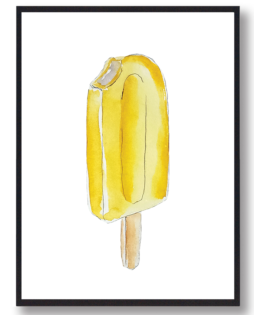 Lynstang Håndtegnet Plakat  Størrelse:   15x21cm  A5
