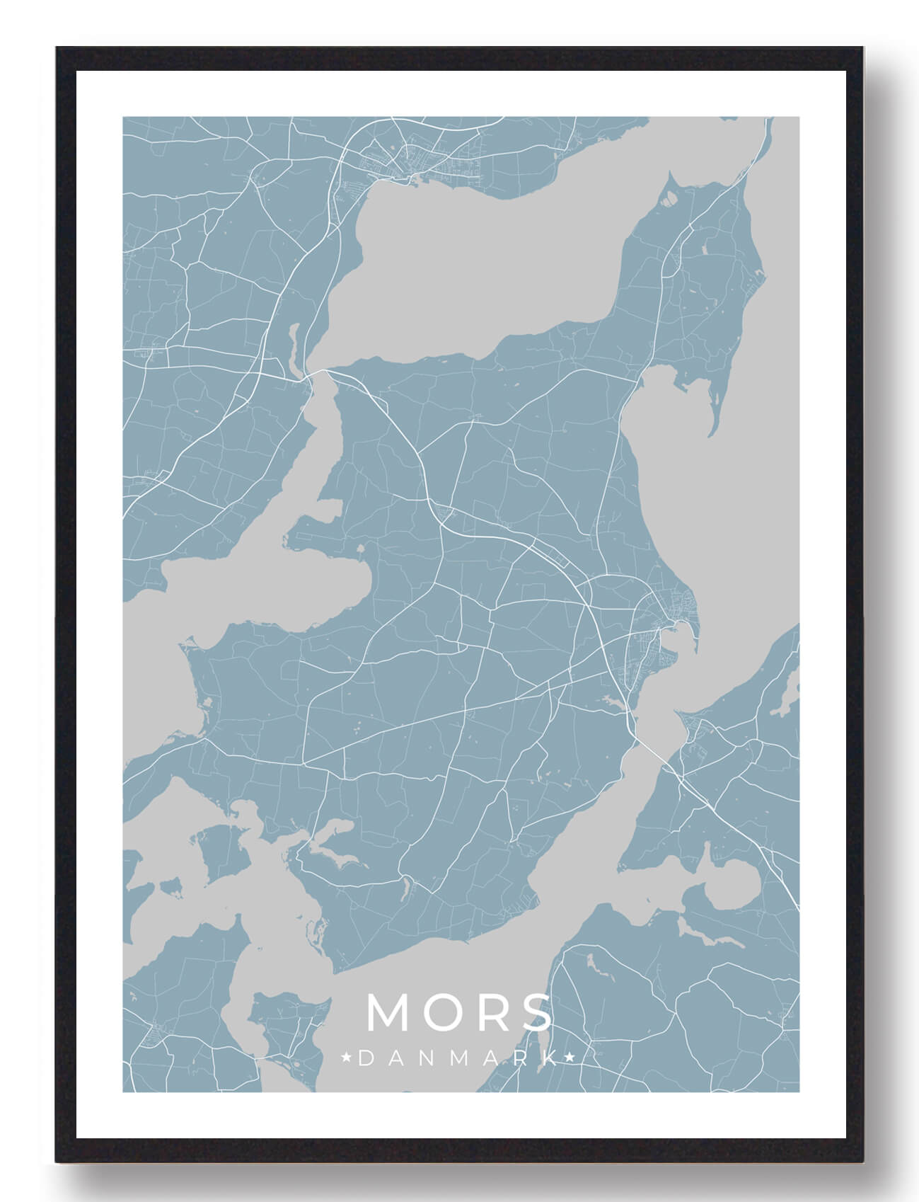 Mors Plakat Lyseblå  Størrelse:   15x21cm  A5