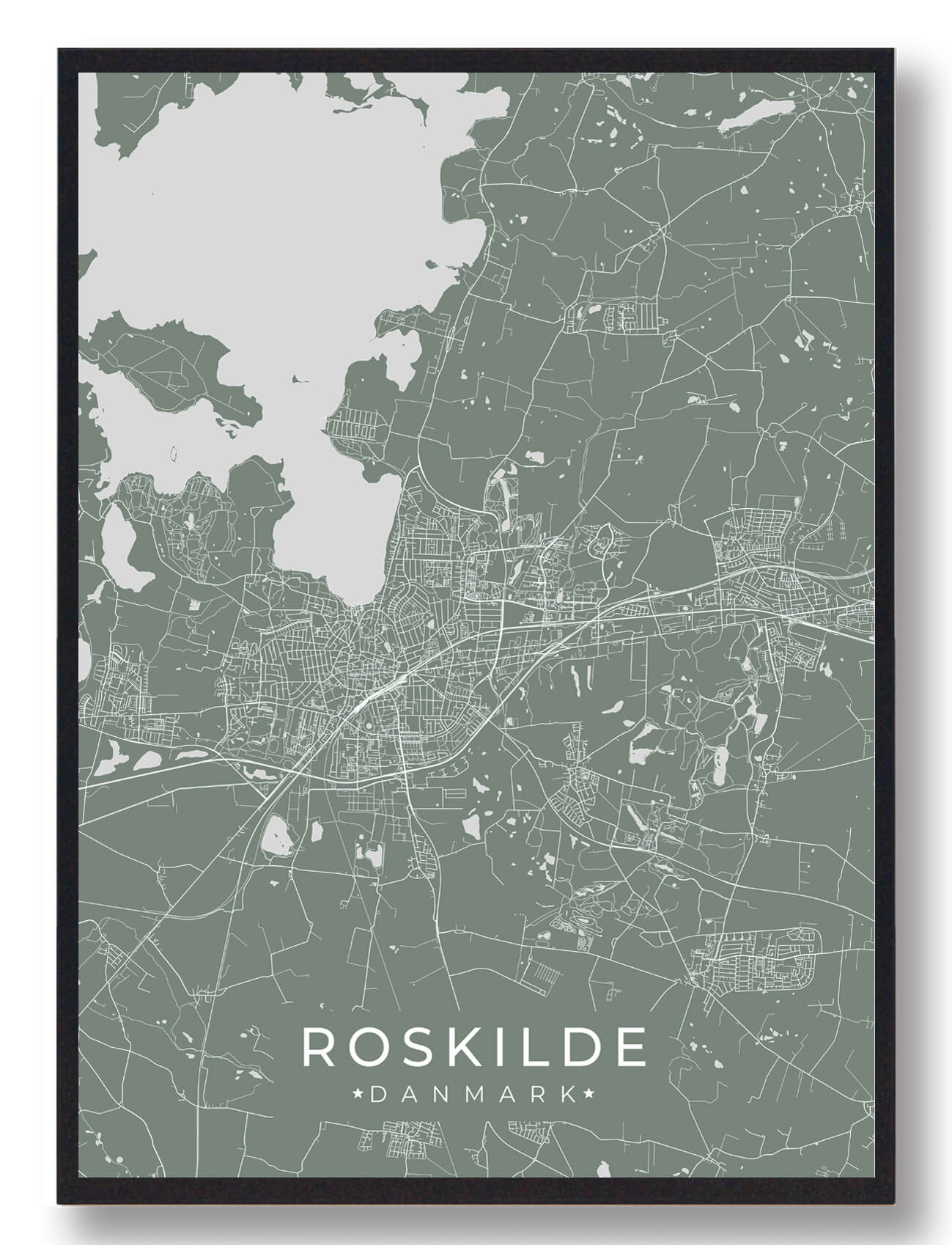 Roskilde Grøn  Størrelse:   15x21cm  A5