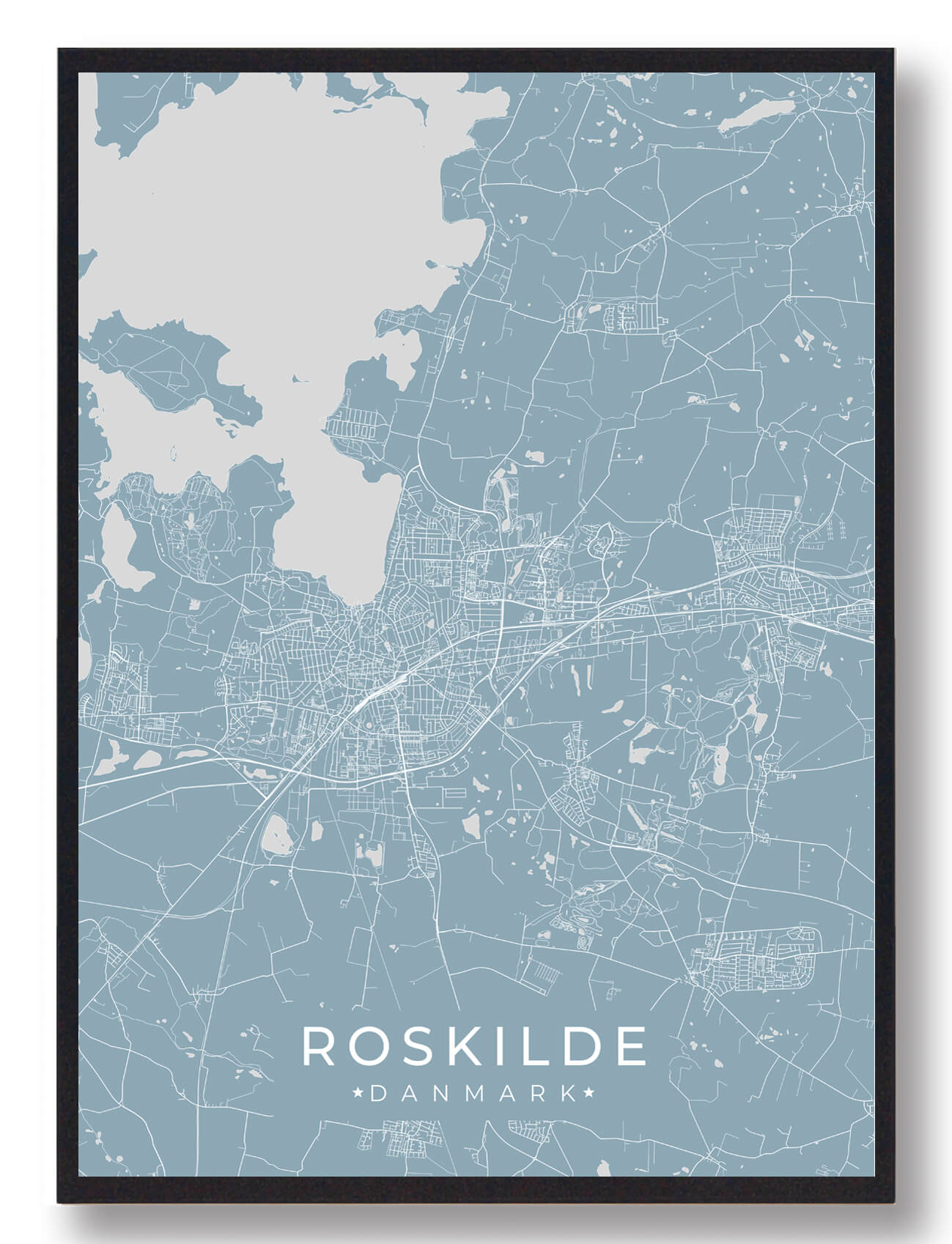 Roskilde Lyseblå  Størrelse:   15x21cm  A5