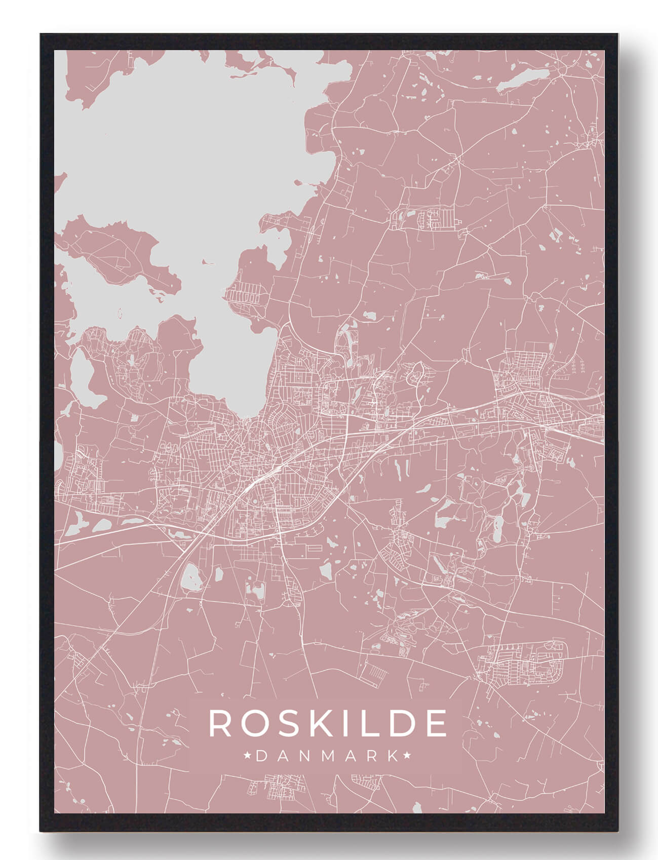 Roskilde Rosa  Størrelse:   15x21cm  A5