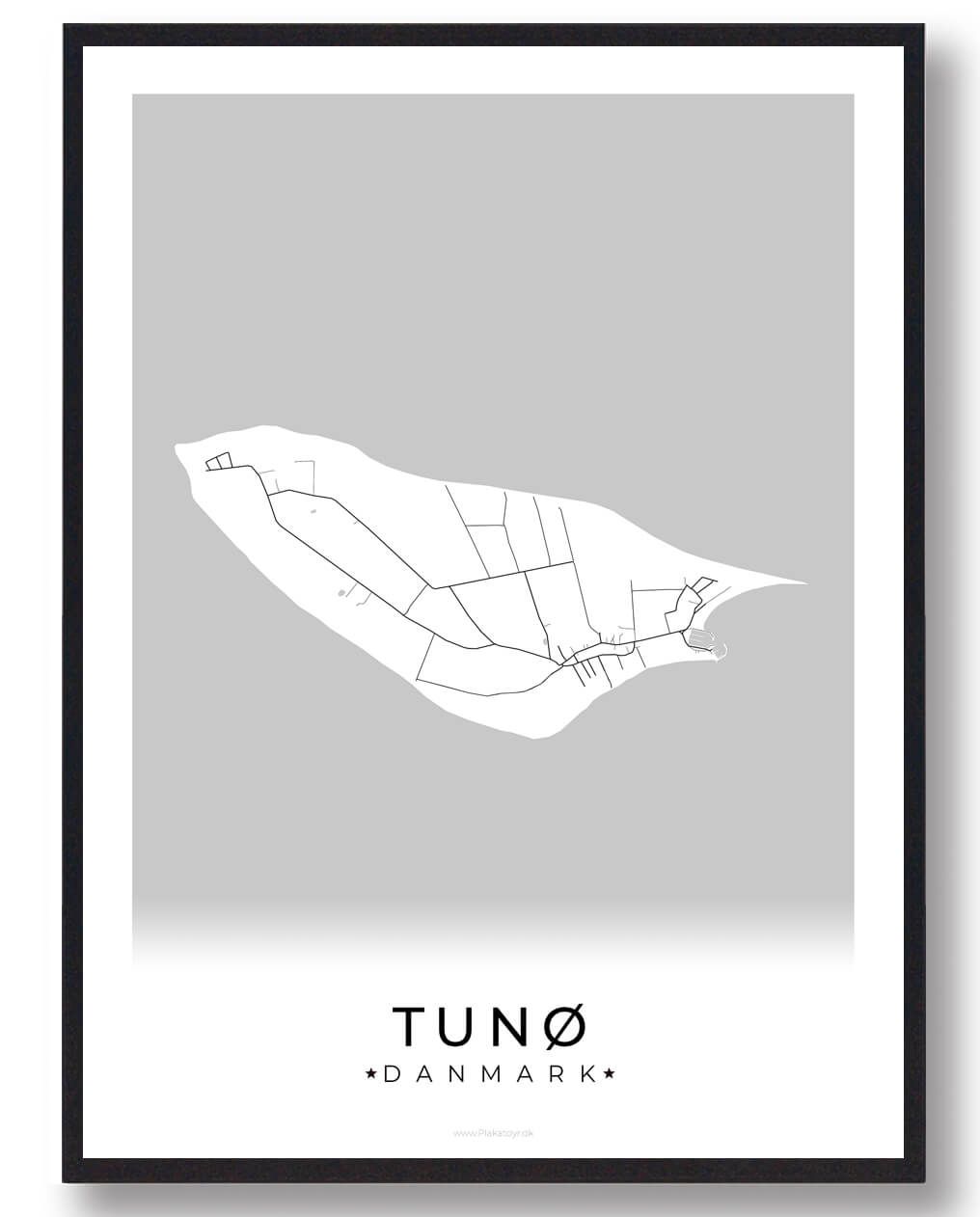 Tunø Plakat  Størrelse:   15x21cm  A5